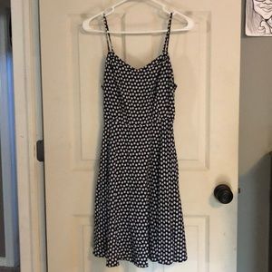 Black with white shells dress